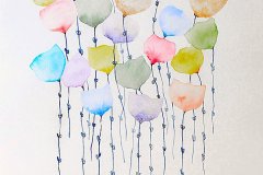 Envolée multicolore