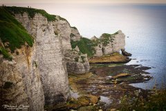 Falaise d'Etretat en Normandie